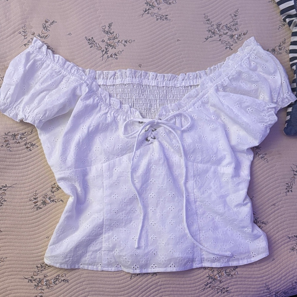White Pure Cotton Cami Top